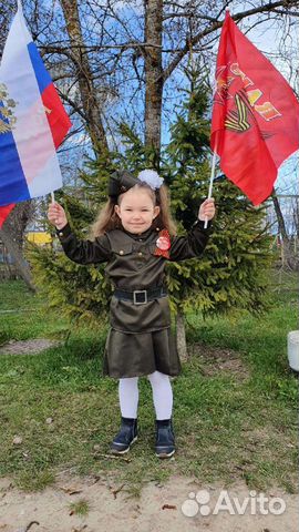 Детский военный костюм для девочки