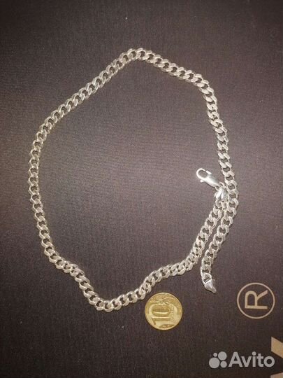 Мужская серебряная цепь бу