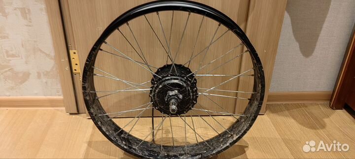 Мотор колесо для фэтбайка на запчасти