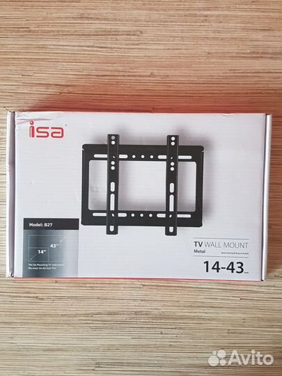 Кронштейн для телевизора 14-43 дюйма вес до 18кг