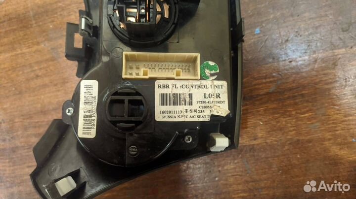 Блок управления печкой Hyundai Solaris 1 рестайлин