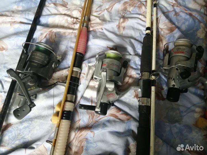 Спининги и удочки бу