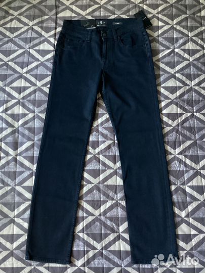 7 for all mankind 33 темносиние джинсы