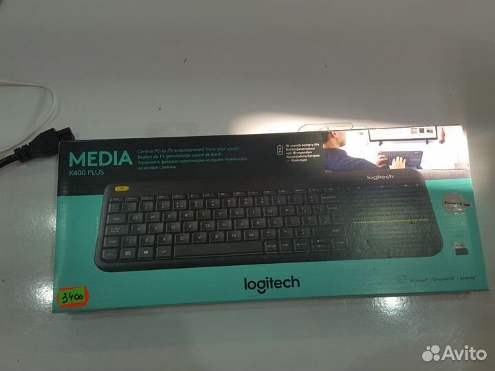 Клавиатура Logitech K400 Plus для SmartTV