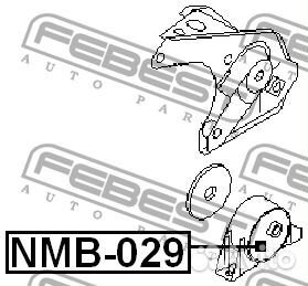 Febest NMB-029 Сайлентблок подушки двигателя