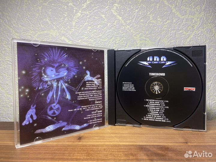 Cd диск U.D.O. Timebomb лицензия