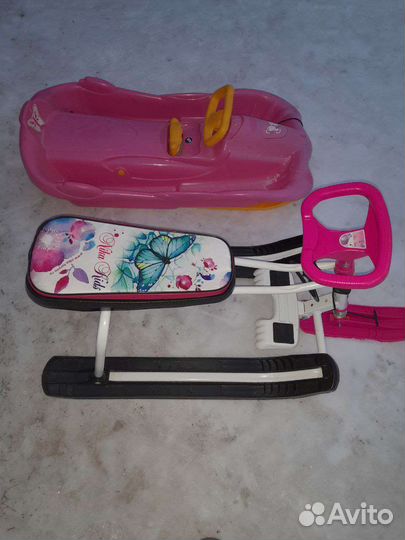 Санки, снегокат, тюбинг