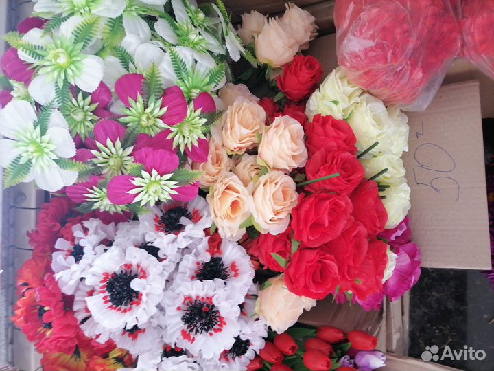 Цветы штучные