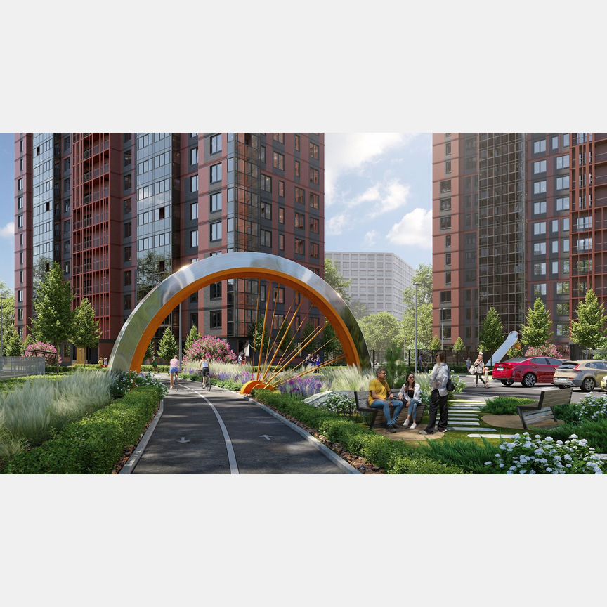 1-к. квартира, 37,5 м², 12/23 эт.