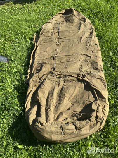 Спальный мешок зимний на овчине Армейский