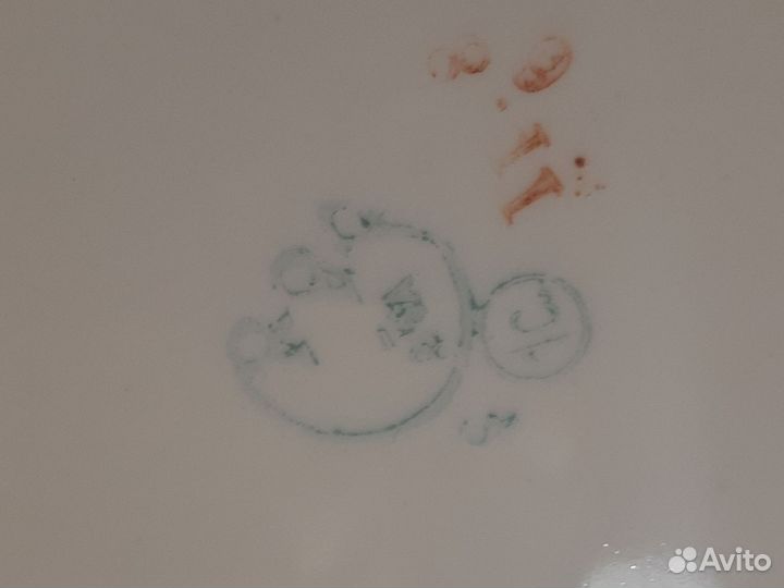 Блюдо большое СССР, суповые тарелки