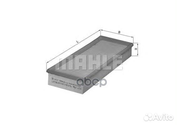 Фильтр возд.BMW 5,7-серии E32,E34 LX106 Mahle/K