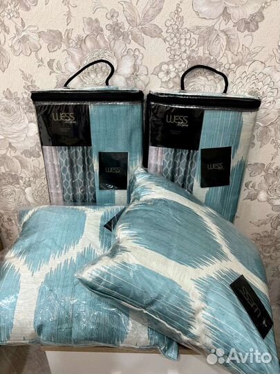 2 Шторы готовые200x280 см+2подушки, новые