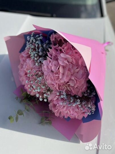 Букет из гортензий