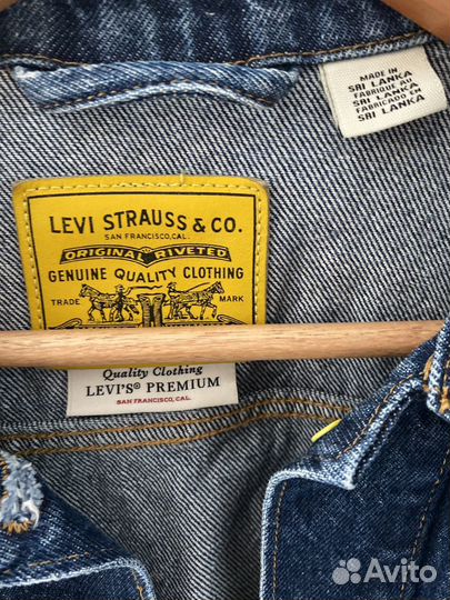 Джинсовая куртка женская levis