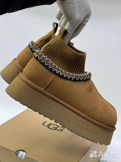 Ugg женские на платформе мех овчина натуральная