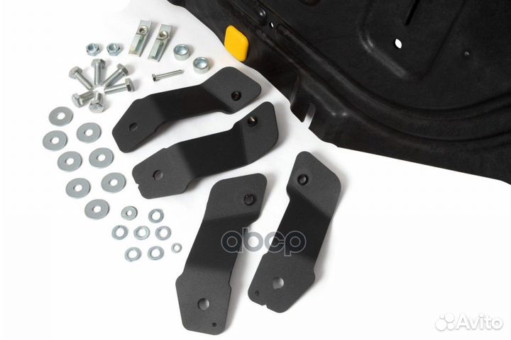 Полимерная защита картера и кпп + крепеж, подхо