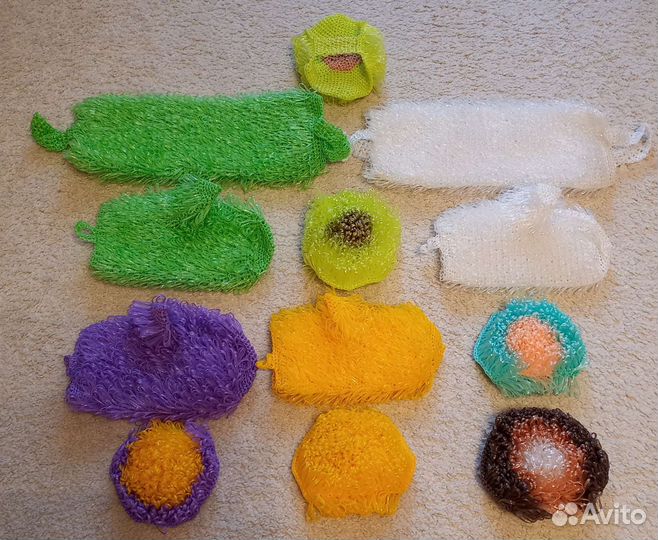 Мочалка ручной работы