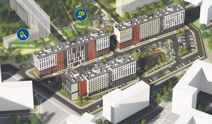 1-к. квартира, 34,7 м², 10/10 эт.