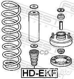 Отбойник амортизатора HD-EKF HD-EKF Febest