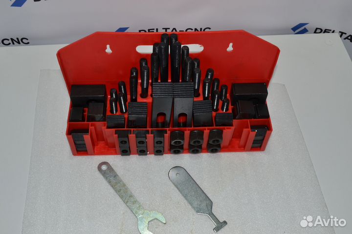 Комплект прижимов 0205, Т-паз 16 мм, М12