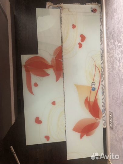 Стеклянный фартук