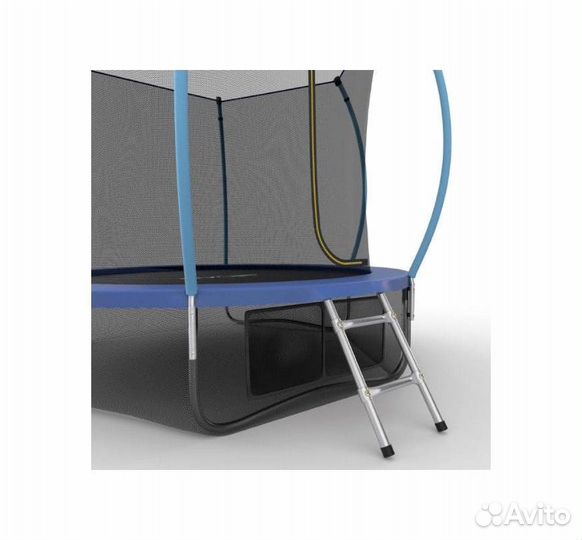 Батут jump Internal 10ft blue + нижняя сеть