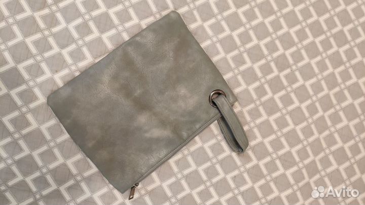 Клатч женский серый