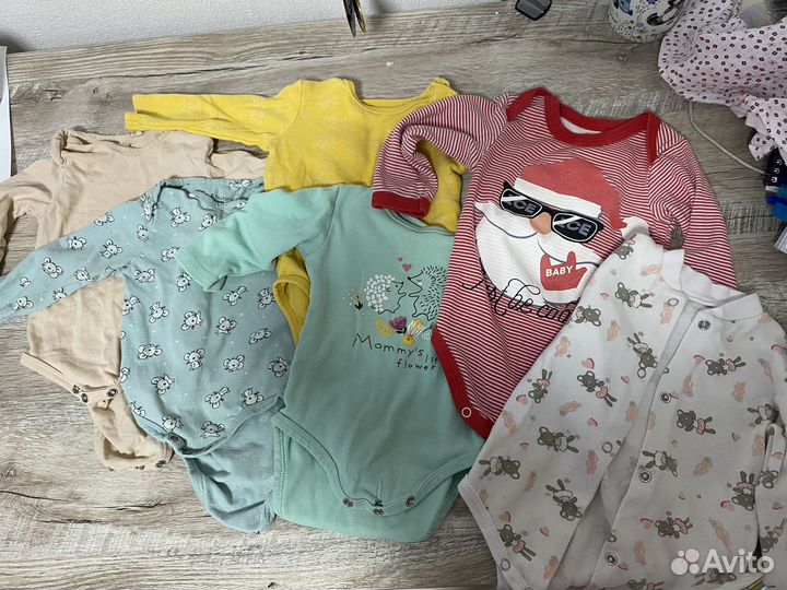 Вещи на девочку пакетом 68-74 23шт