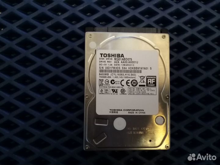 Жесткий диск 750 гб 2.5 для ноутбука