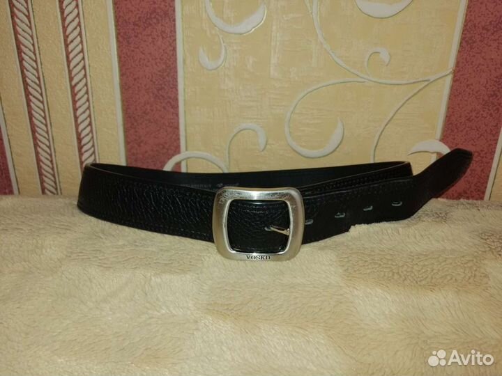 Ремень кожаный Voskd 98 см