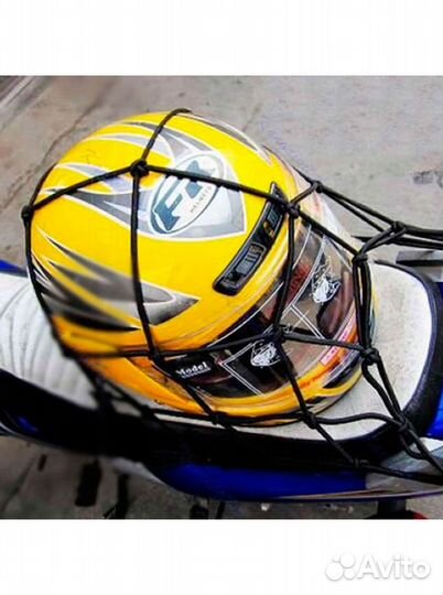 Сетка багажная 38х38 (6 крючков)