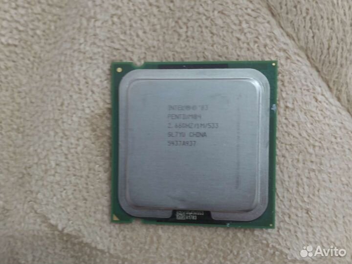 Процессор Intel pentium 4. 2.66GHZ