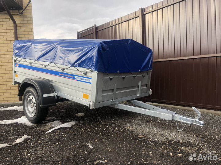 Легковой прицеп Кремень+ 2,25 х 1,3 борт 50