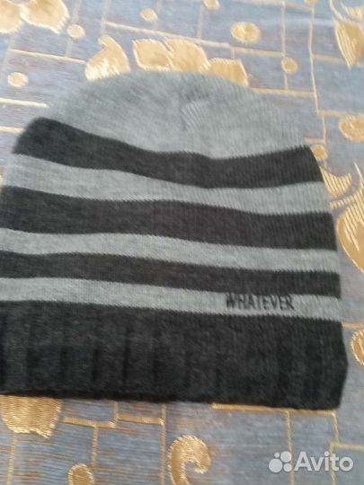 Спортивная шапка для подростков (весна и зима)