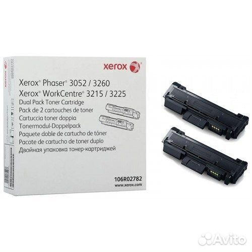 Картридж xerox 106r02782