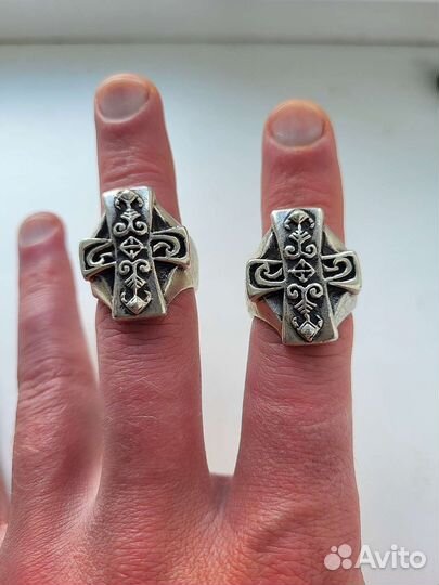 Серебряные кольца, печатки. Новые
