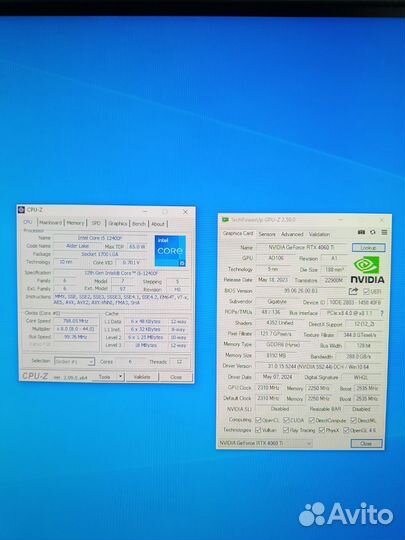 Игровой компьютер i5 12400f/rtx 4060ti/b760m/ddr4