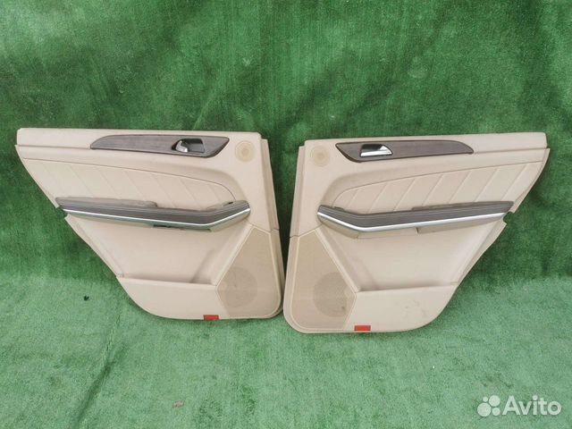 Mercedes x166 задние обшивки бежевые
