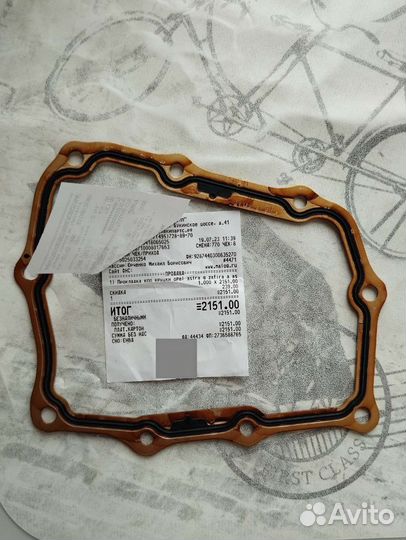 Прокладка крышки кпп opel zafira, opel astra