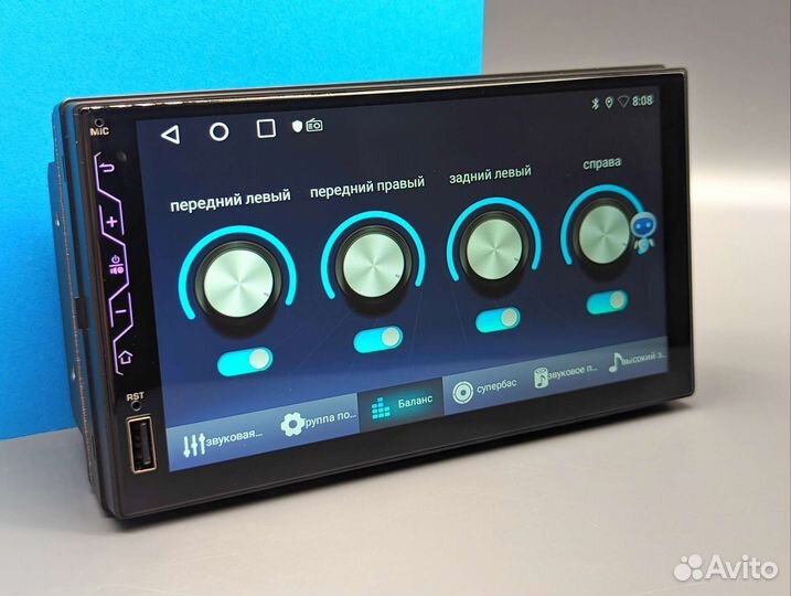 Магнитола 2din 7 дюймов CarPlay DSP камера 360