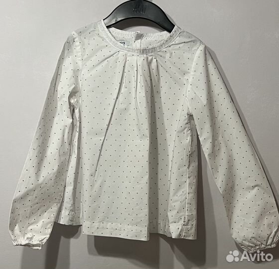 Белая блузка детская