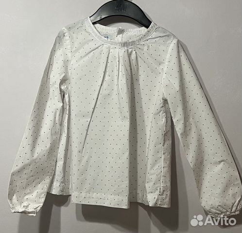 Белая блузка детская