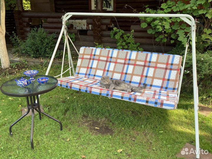 Матрас на качели поролоновый с завязками