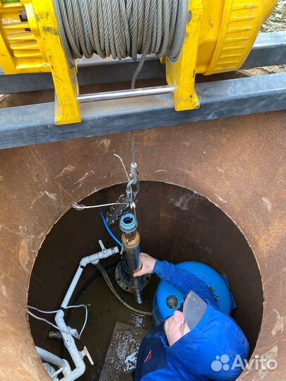 Ремонт скважин, Чистка скважин, Замена насоса