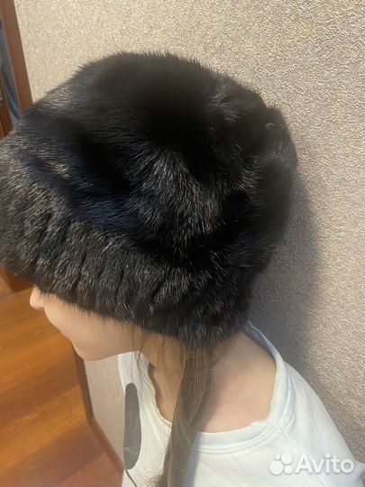 Шапка норковая женская бу