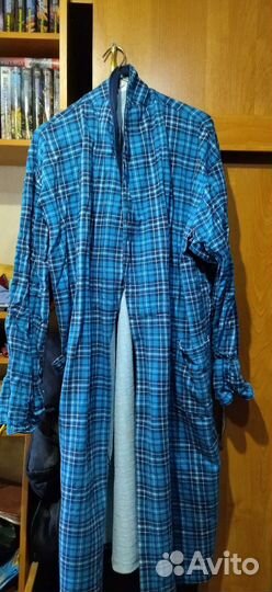Мужской халат большого размера 56-58
