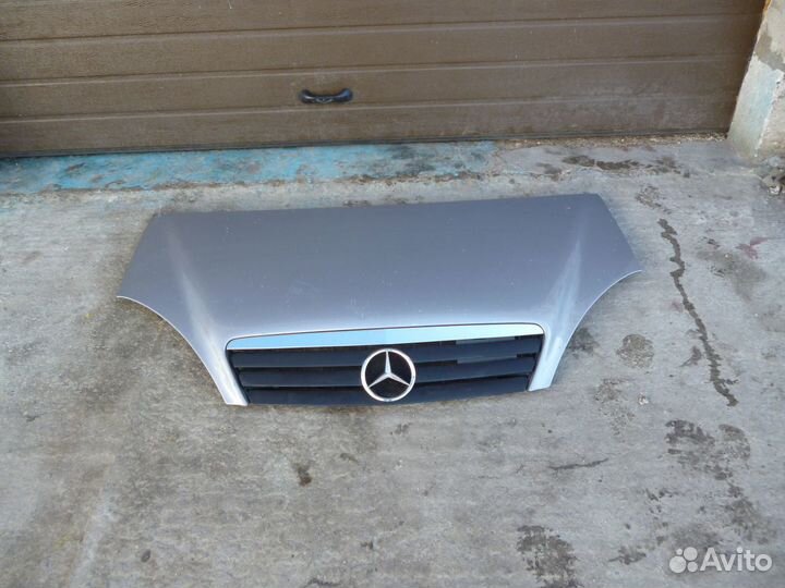 Капот Mercedes-Benz A-class W168 серебристый