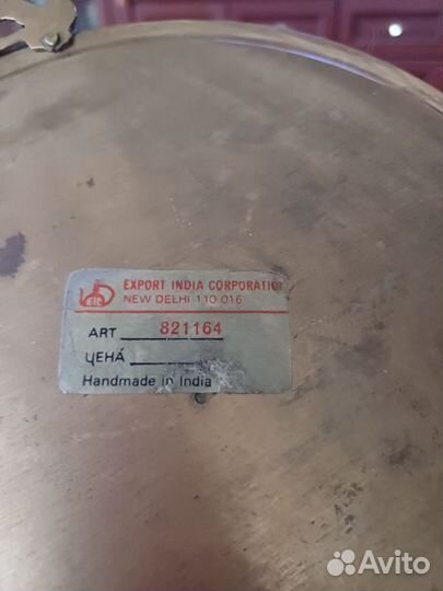 Набор рюмок латунь