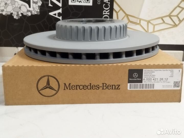 Диск тормозной передний mercedes benz A0004212612